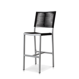 Bar Side Chair Black Rope bar side chair black rope